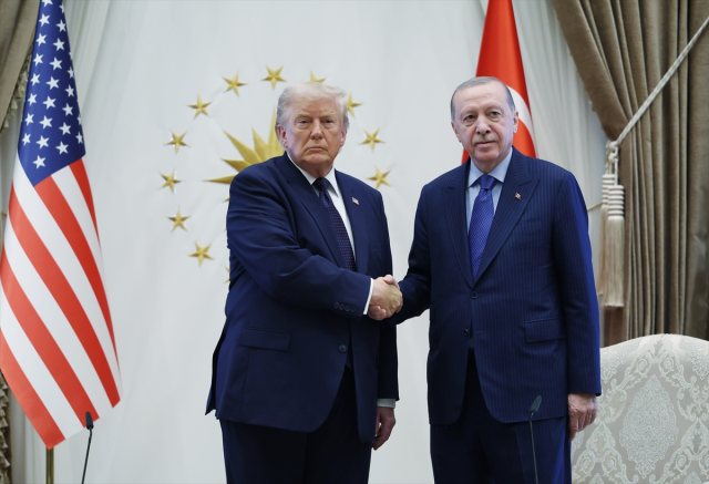 Beştepe'deki görüşme başladı! Cumhurbaşkanı Erdoğan ve Trump'tan ilk sözler