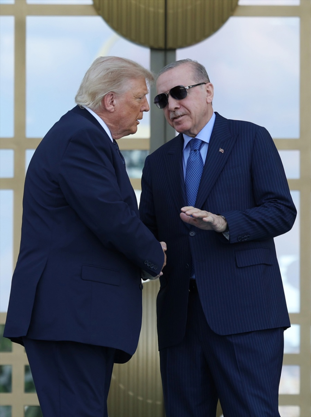Beştepe'deki görüşme başladı! Cumhurbaşkanı Erdoğan ve Trump'tan ilk sözler