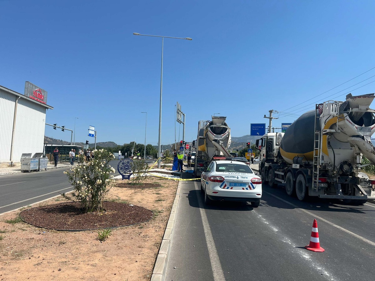 Aydın\'da Beton Mikserinin Çarptığı Yaşlı Adam Hayatını Kaybetti