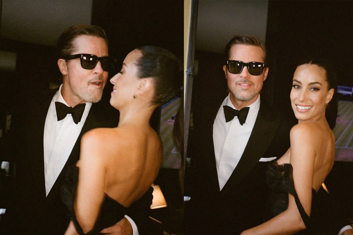 Brad Pitt\'ten 29 yaş küçük sevgilisiyle aşk dolu pozlar