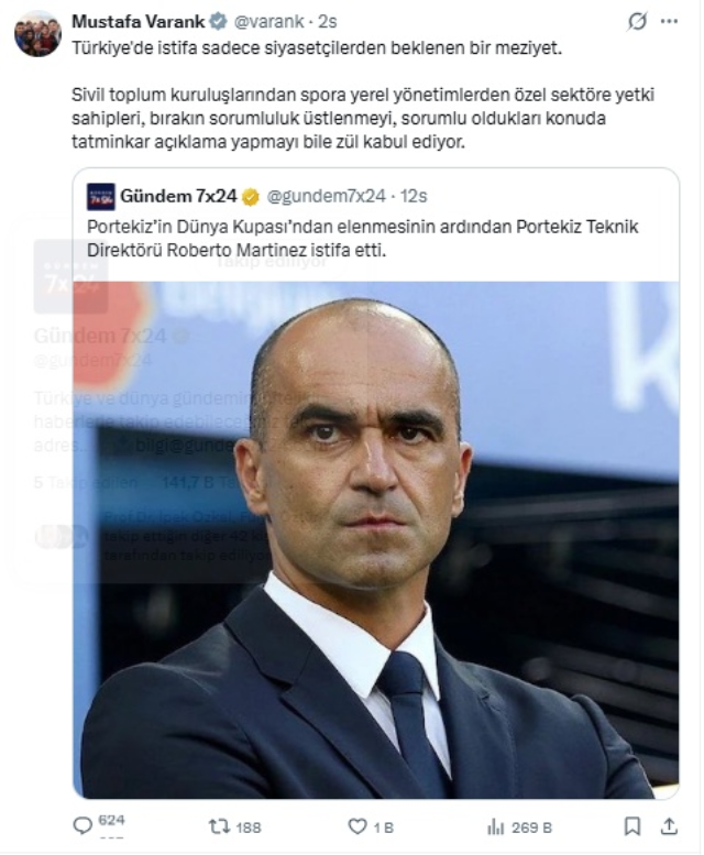 AK Parti'nin ağır topundan TFF Başkanı ve Montella'ya istifaya çağrısı
