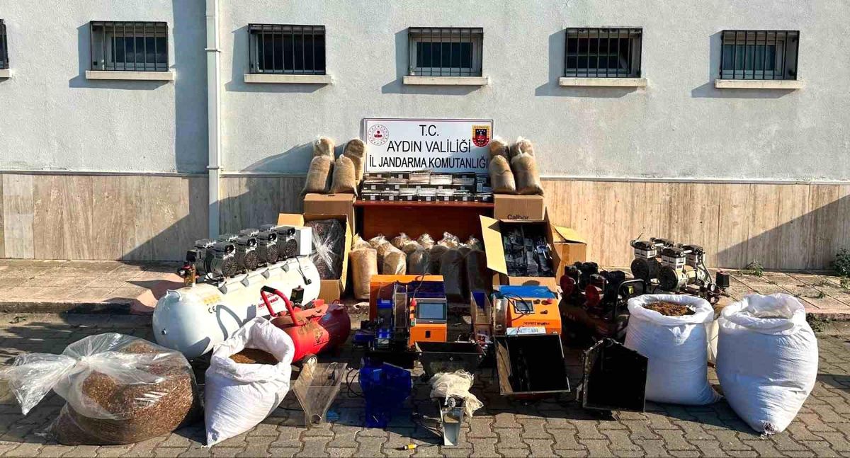 Aydın\'da Kaçak Sigara Operasyonu