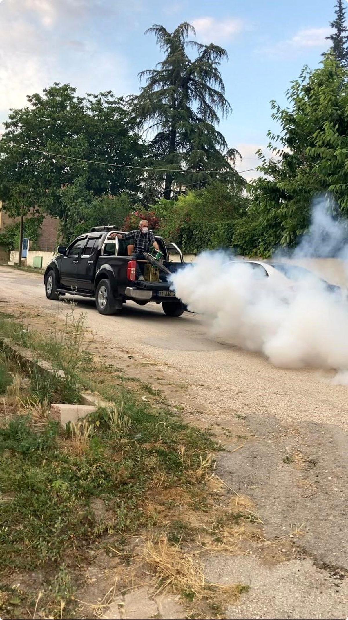 Köy Muhtarı Sinek Sorununa İlaçlama ile Çözüm Buldu