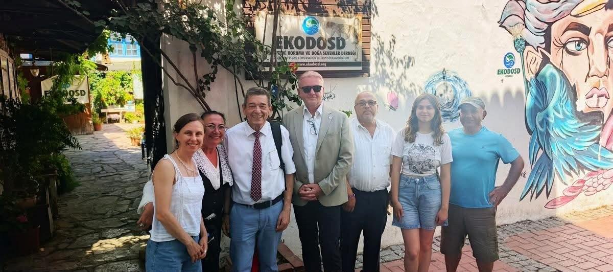 Kuşadası\'nın kardeş şehri Marl heyeti EKODOSD\'a tam not