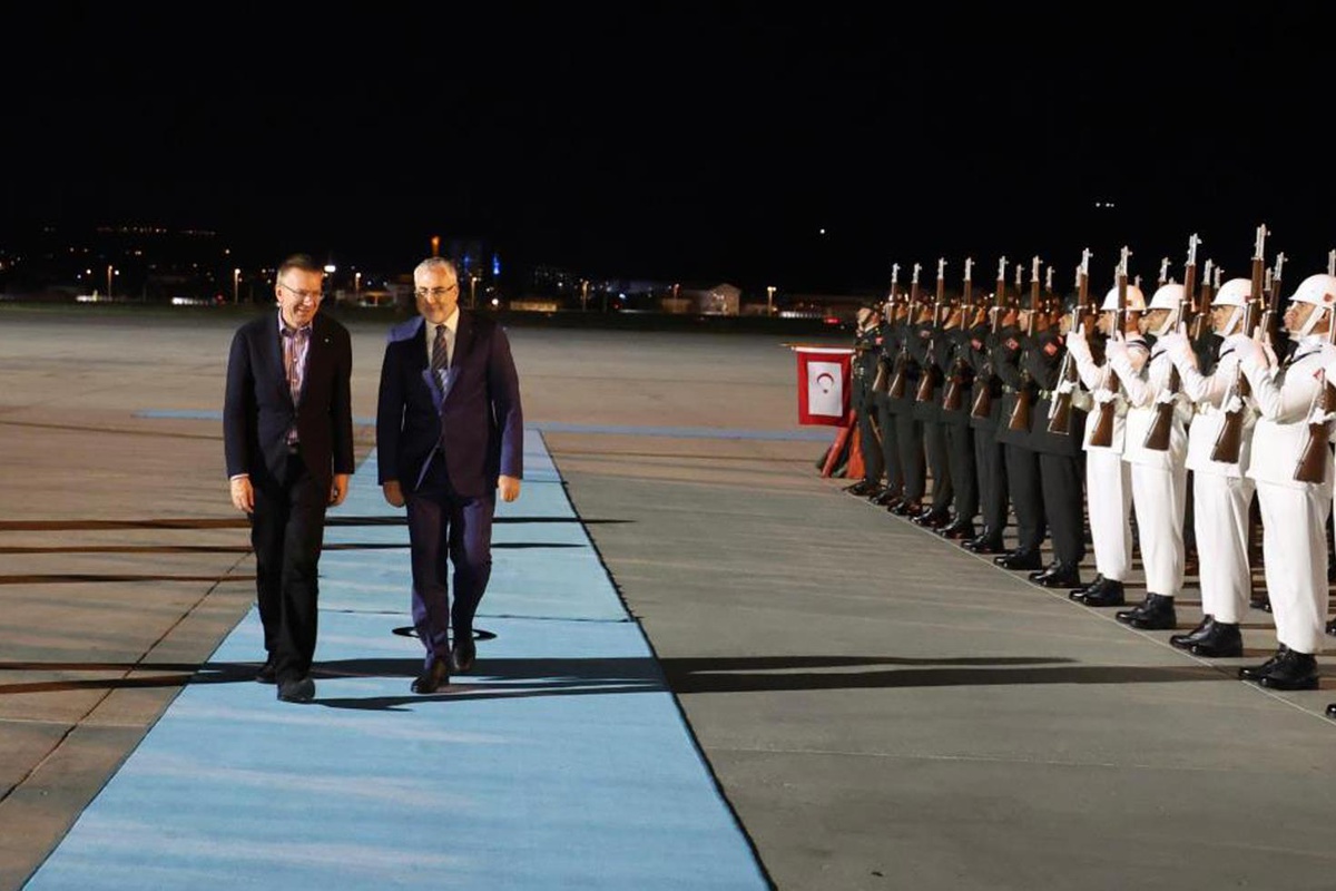 Letonya Cumhurbaşkanı Rinkevics NATO Zirvesi için Ankara\'ya geldi