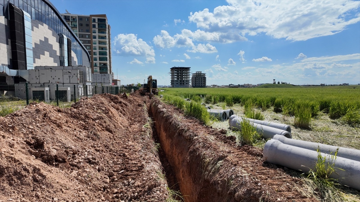 Kızıltepe\'de 680 Metre Atık Su Hattı İmalatı Tamamlandı
