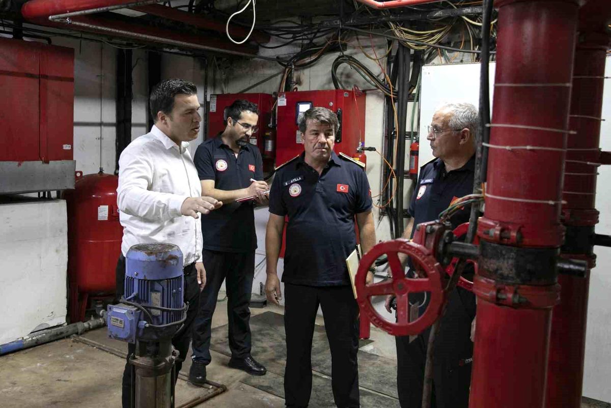Mersin\'de otellerde yangın güvenliği denetimi sürüyor