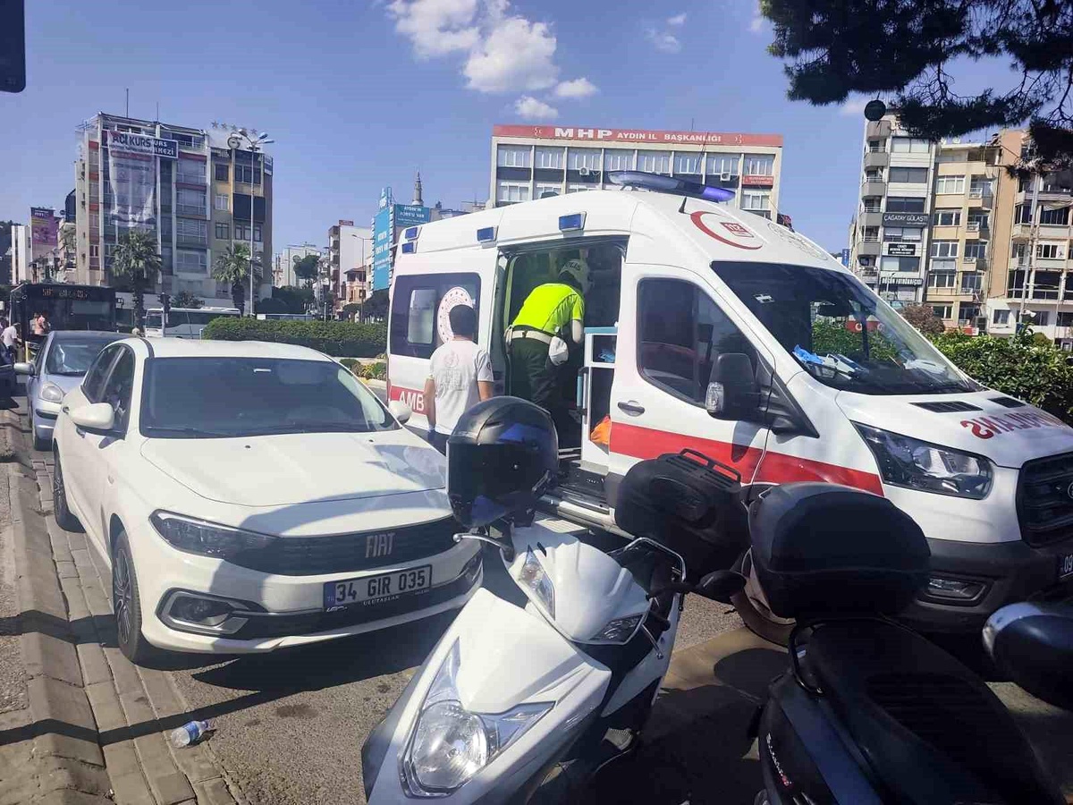 Aydın\'da Motosiklet Kazası: Sürücü Yaralı