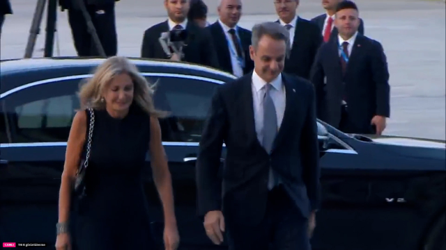 NATO liderleri şerefine Beştepe'de resepsiyon! Erdoğan çifti liderleri karşılıyor