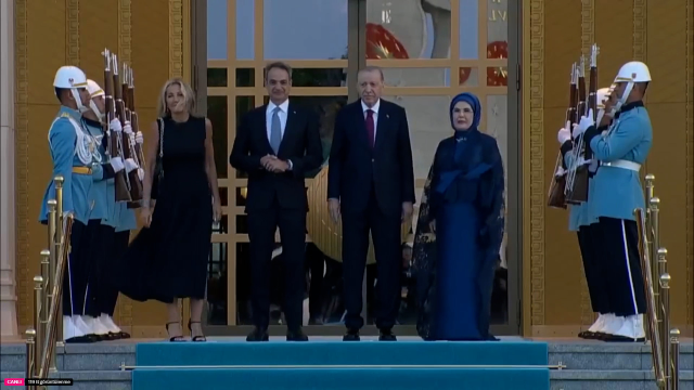 NATO liderleri şerefine Beştepe'de resepsiyon! Erdoğan çifti liderleri karşılıyor