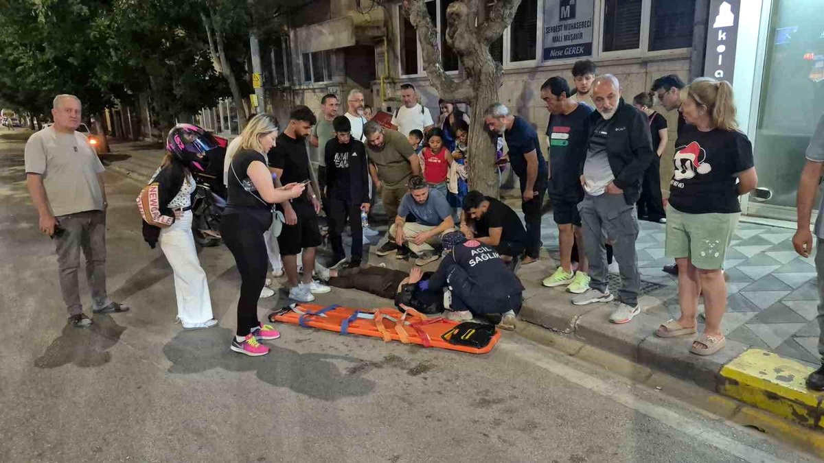Eskişehir\'de Motosiklet Kazası