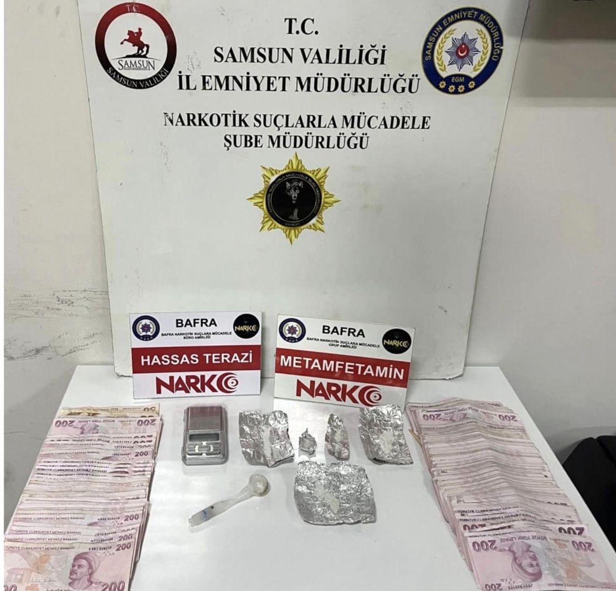 Samsun\'da Uyuşturucu Operasyonu