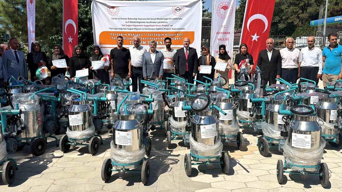 Adıyaman\'da Süt Üreticilerine Destek