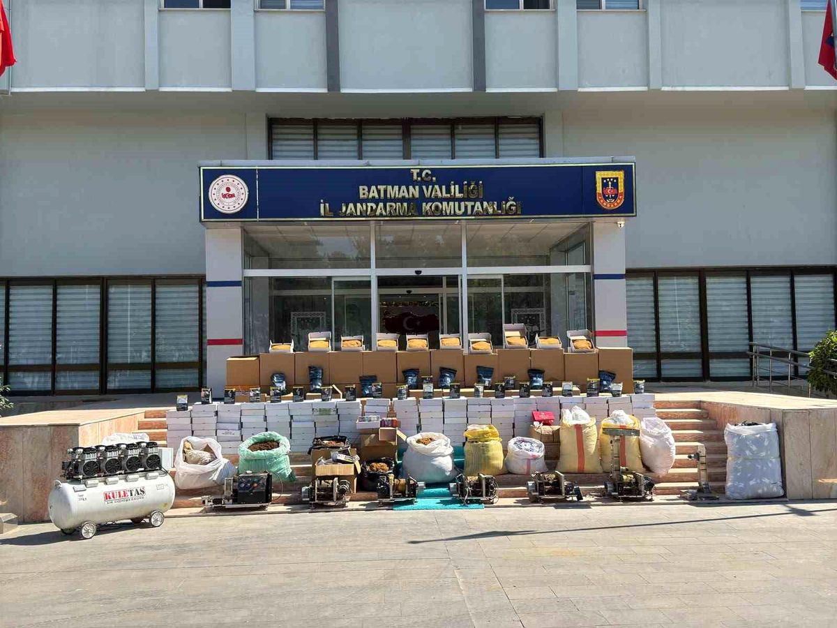 Batman\'da Kaçakçılık Operasyonu