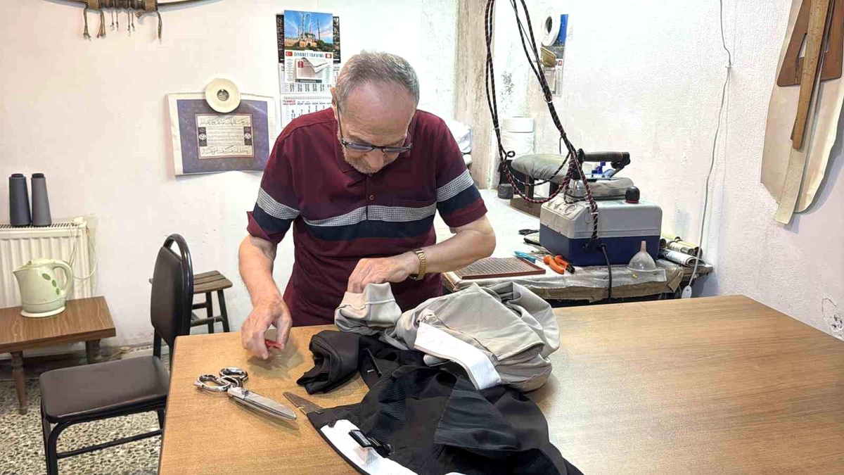 61 Yıl Terzilik Yapan Reşat Yavuz\'un Endişesi