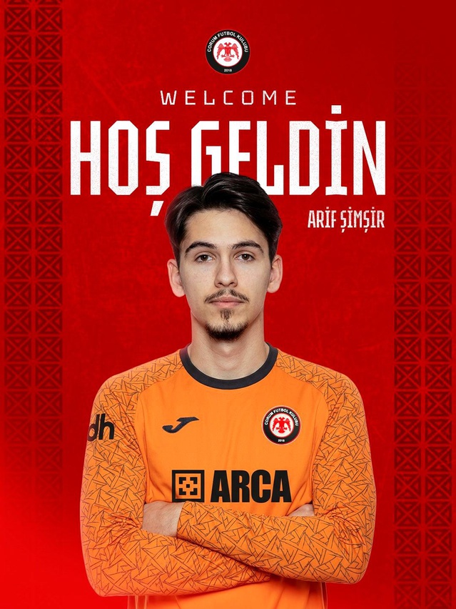 Çorum FK, Kaleci Arif Şimşir ile Anlaştı