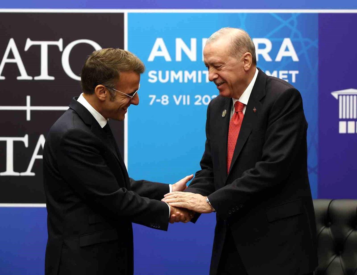 Erdoğan ve Macron Ankara\'da buluştu