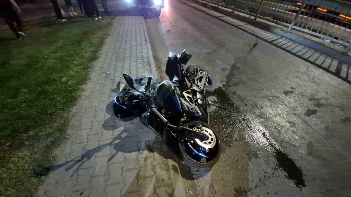 Eskişehir\'de Motosiklet Kazası: 1 Yaralı
