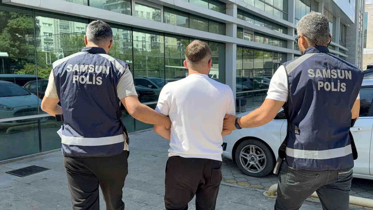 Samsun\'da Tehdit Dolu Mesaj Gönderen Koca Gözaltına Alındı