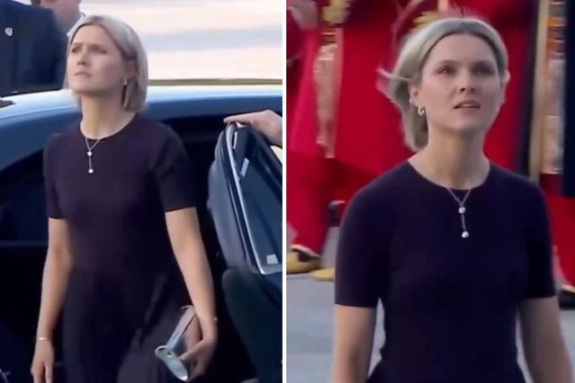 İzlanda Başbakanı Frostadottir, gözlerini Cumhurbaşkanlığı Külliyesi’nden alamadı