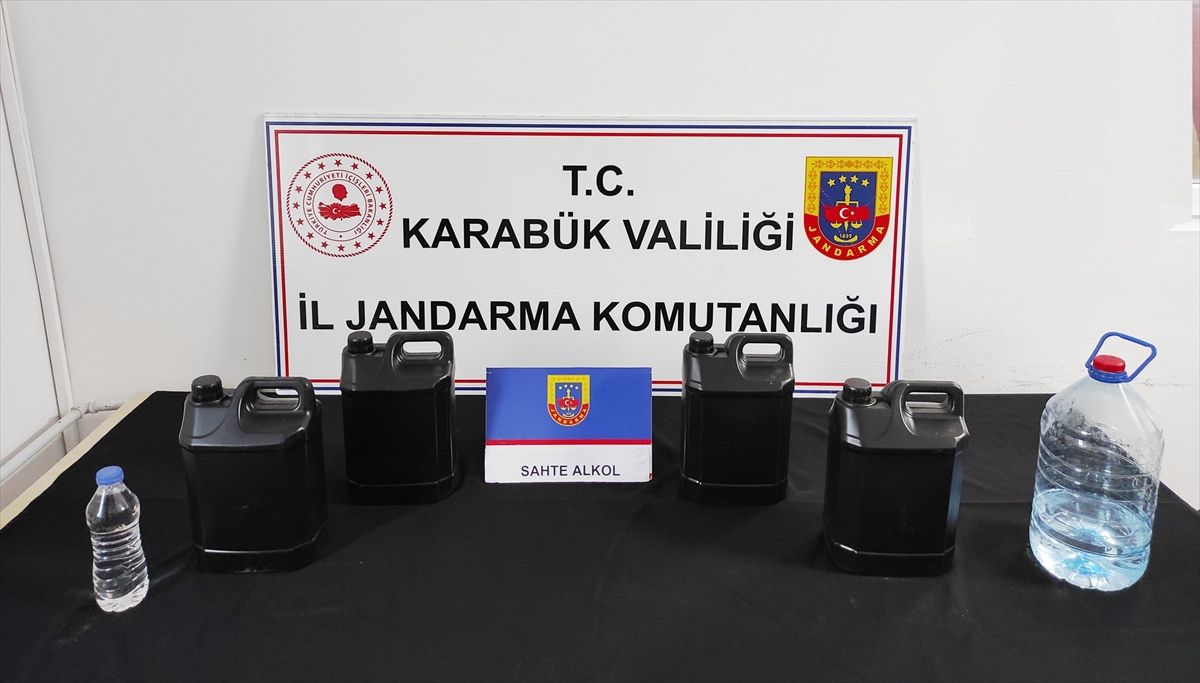 Karabük\'te Uyuşturucu ve Sahte Alkol Operasyonu