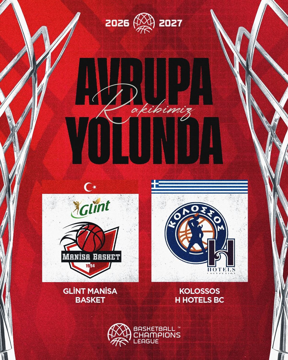 Manisa Basket\'in Eleme Turu Rakibi Kolossos