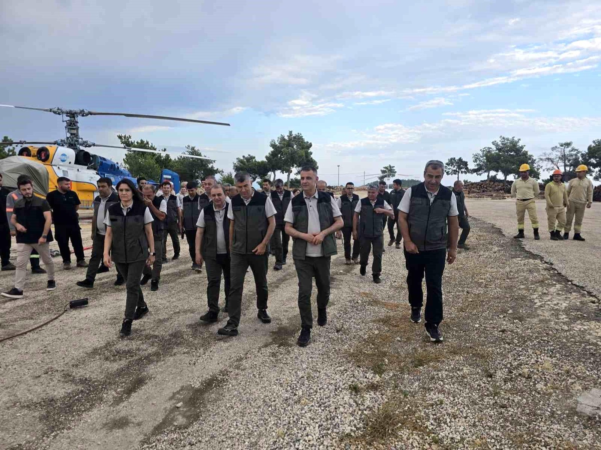 Mersin\'de Orman Yangınlarıyla Mücadele İncelemesi