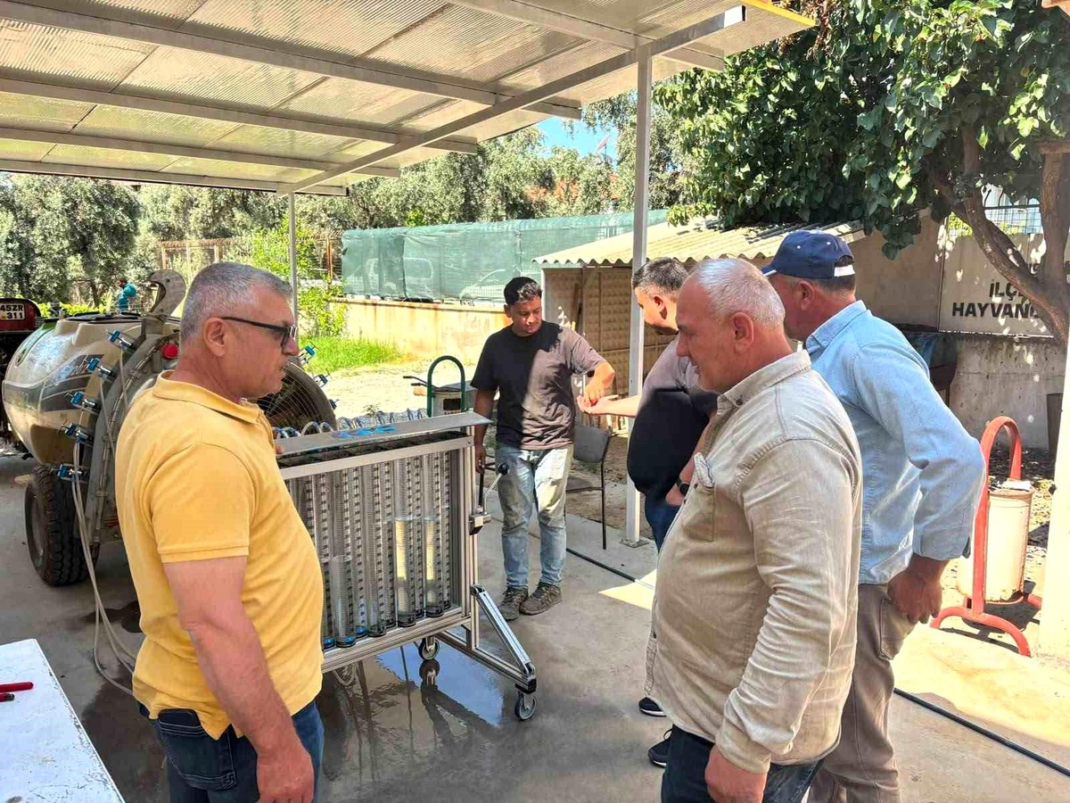 Sarıgöl\'de İlaçlama Makineleri Test İstasyonu