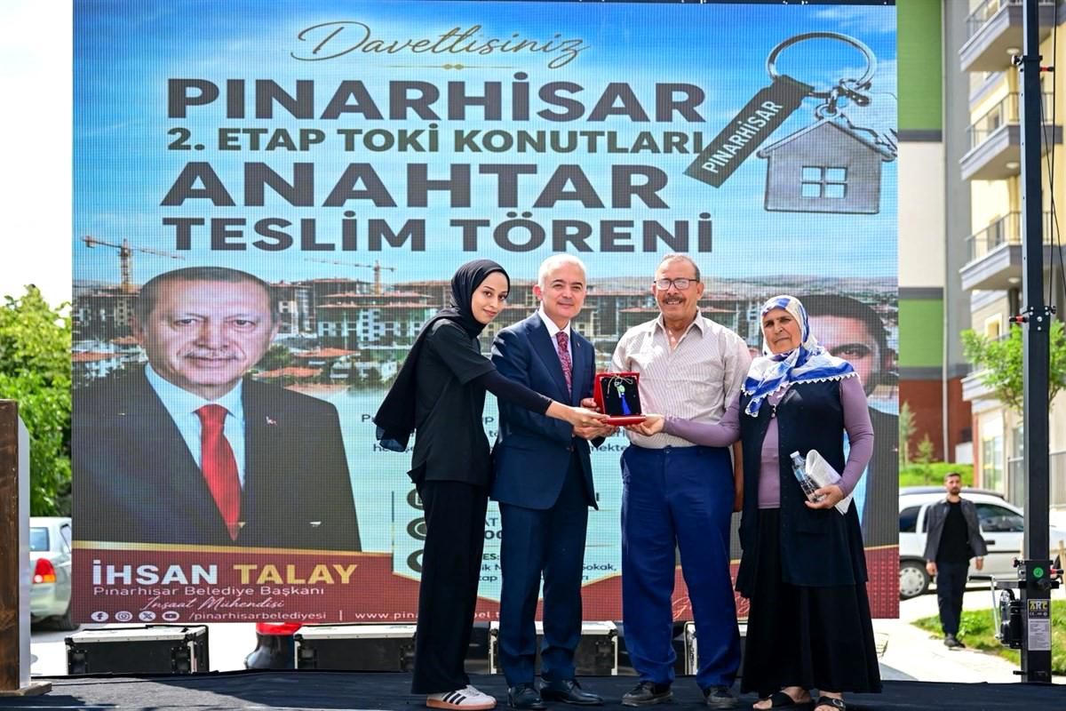 Pınarhisar\'da TOKİ anahtar teslimi