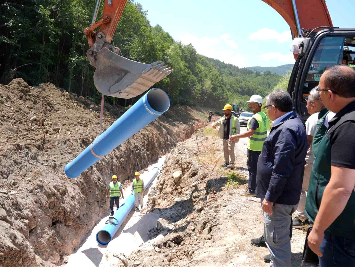 Sinop\'ta İçme Suyu Projesi Devam Ediyor