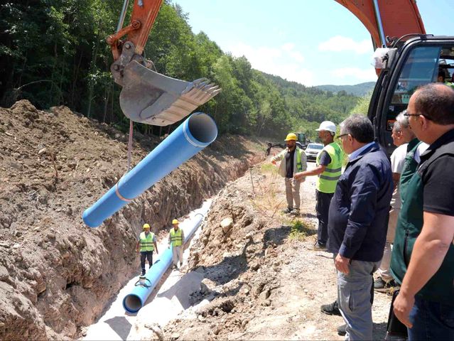 Sinop’ta İçme Suyu Projesi Devam Ediyor