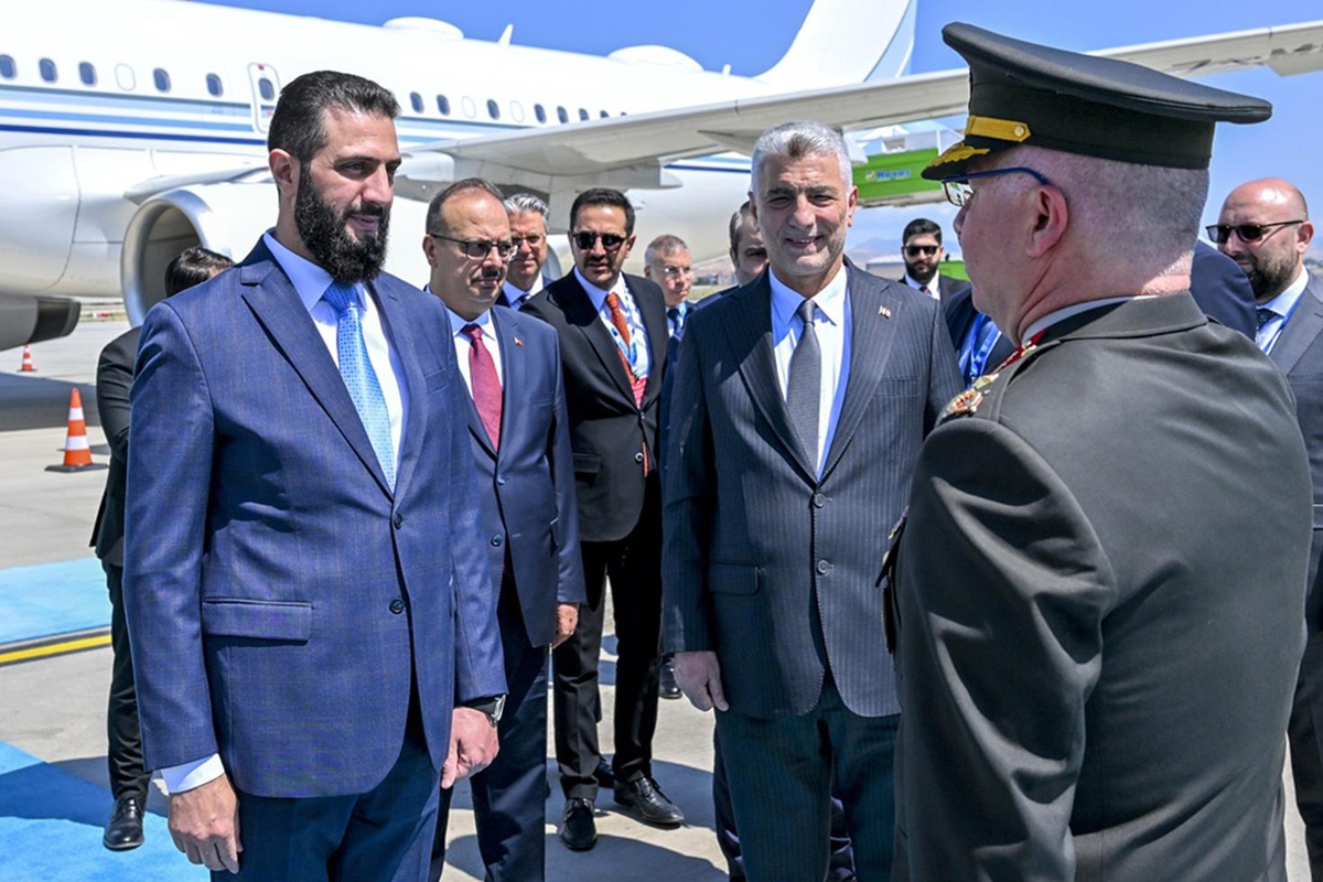 Suriye Cumhurbaşkanı Şara, Ankara\'da