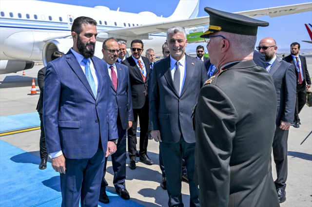 Suriye Cumhurbaşkanı Şara, Ankara'da