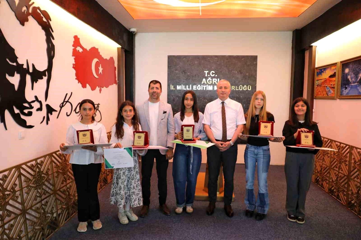 Ağrı\'da \'Sağlıklı Nesil\' Yarışmaları Ödülleri Verildi
