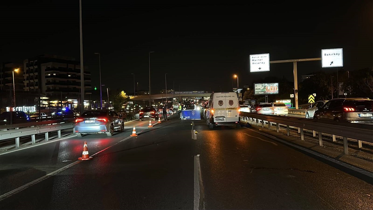 Bakırköy\'de Yaya Kaza Kurbanı