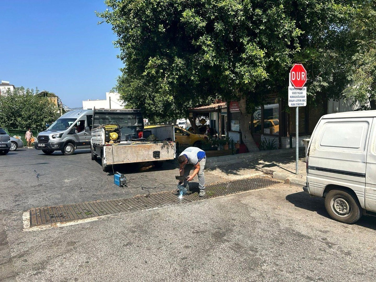 Bodrum Belediyesi Destek Hizmetleri Müdürlüğü atölyelerinde yoğun mesai