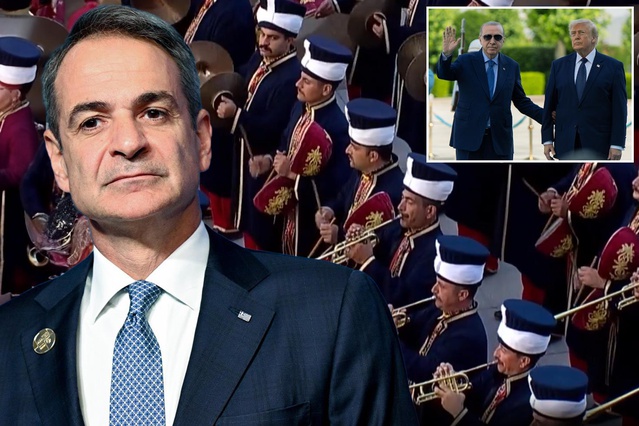 Bu görüntüler Yunanistan’ı fena tutuşturdu: Trump sultana boyun eğdi