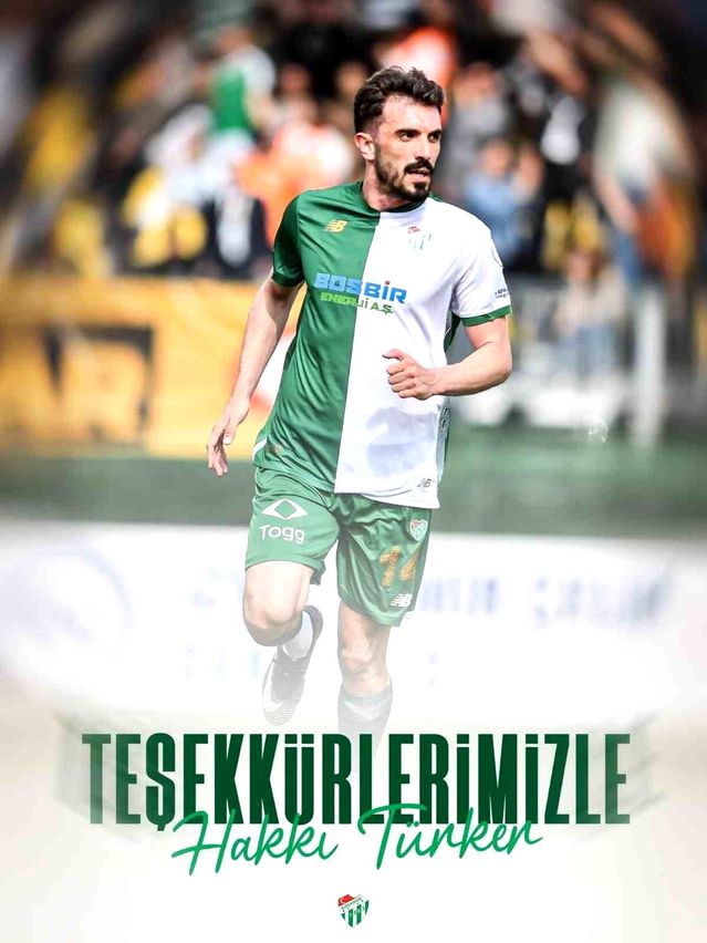 Bursaspor Hakkı Türker ile yollarını ayırdı