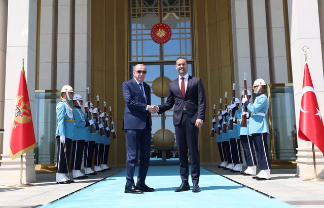 Erdoğan, Karadağ Başbakanı Spajic’i kabul etti