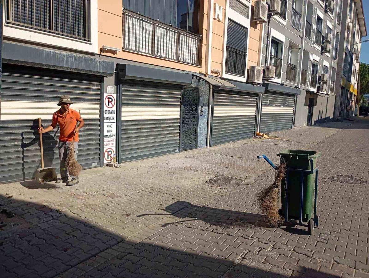 Germencik\'te temizlik çalışmaları aralıksız sürüyor