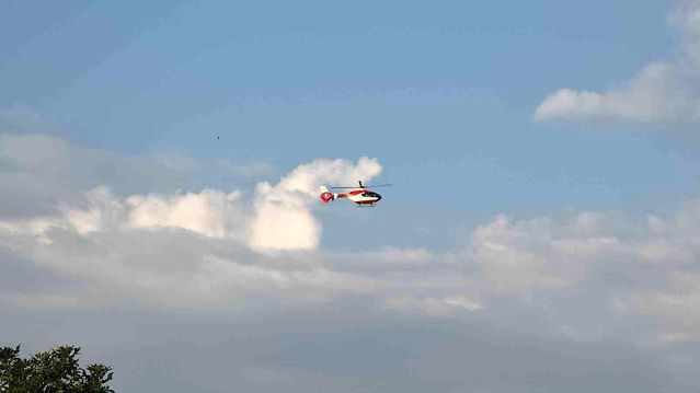 Hamile Kadın Helikopterle Nakledildi