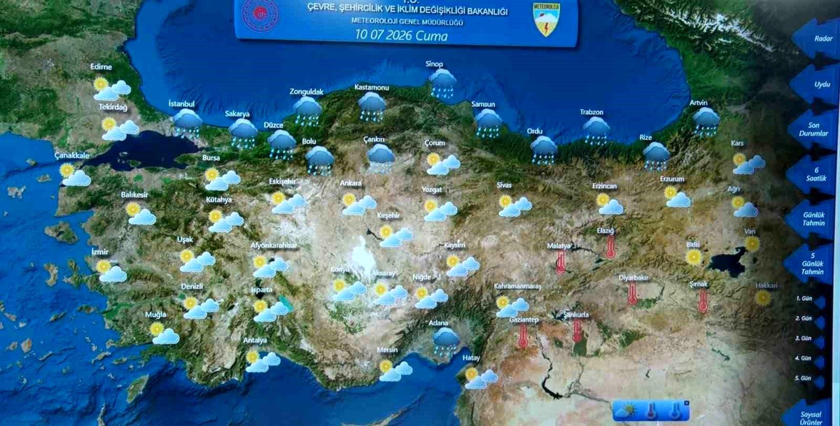 Üç Büyükşehirde Hava Durumu