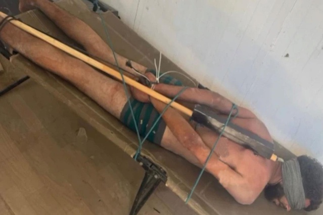 İsrail askeri Filistinliye işkence yaptı, “günaydın” diyerek paylaştı