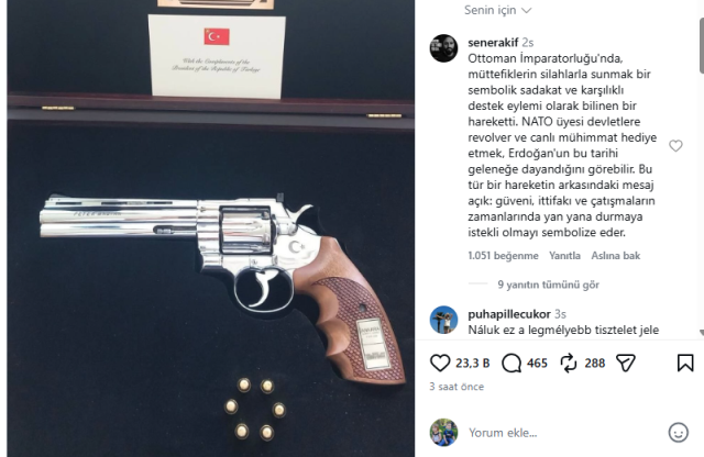 Macaristan Başbakanı Magyar'dan Cumhurbaşkanı Erdoğan'ın silah hediyesine dikkat çeken yorum