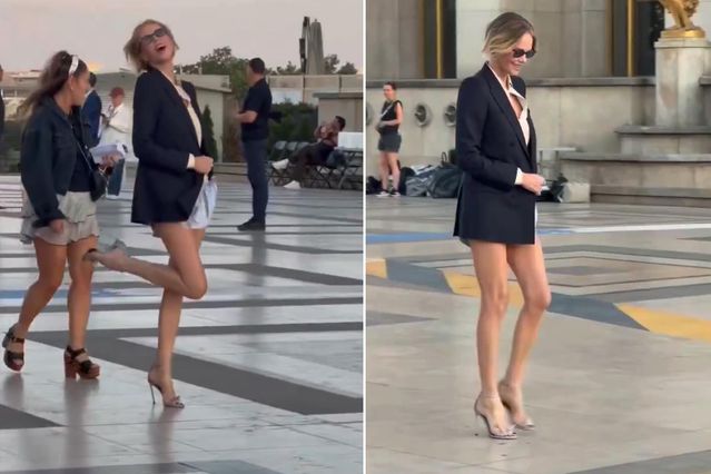 Paris’te Charlize Theron rüzgarı! Süper mini şortuyla yıllara meydan okudu