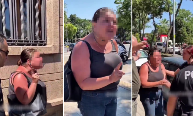 Polise küfredip tehditler savurdu: Ben bir kraliçeyim
