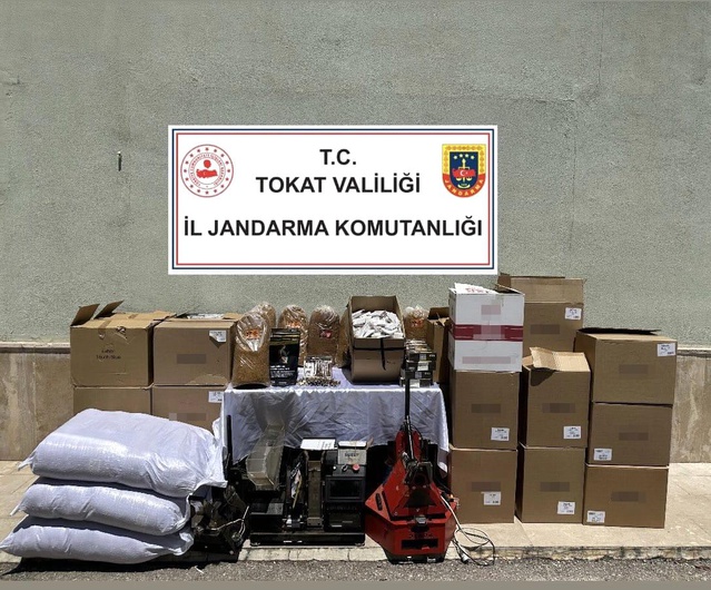 Tokat’ta Kaçak Tütün Operasyonu