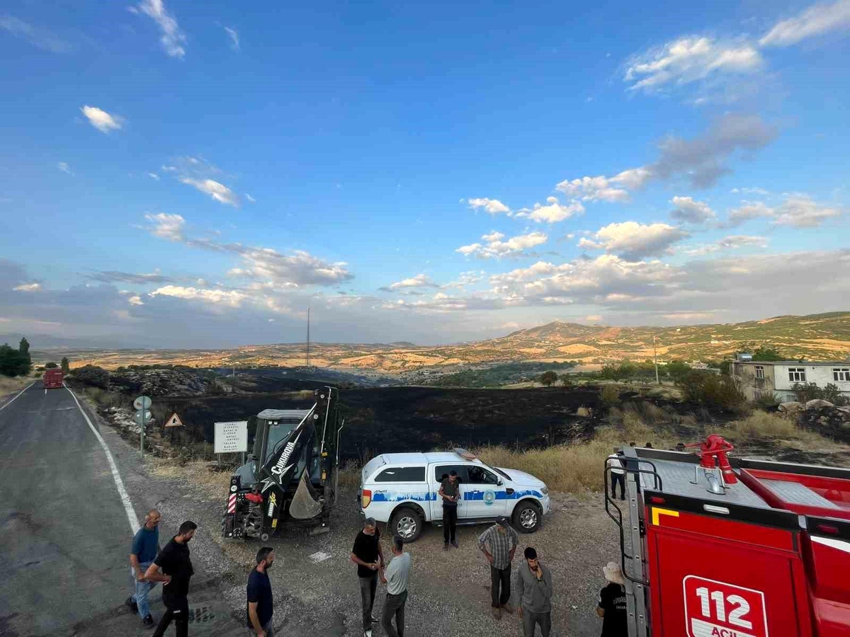 Diyarbakır Lice\'de Yangın
