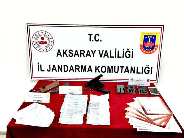 Aksaray’da Tefecilik Operasyonu