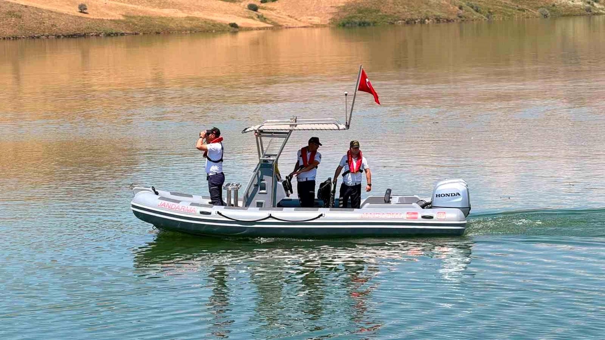 Muş\'ta Jandarma\'dan Barajda Güvenlik Denetimi